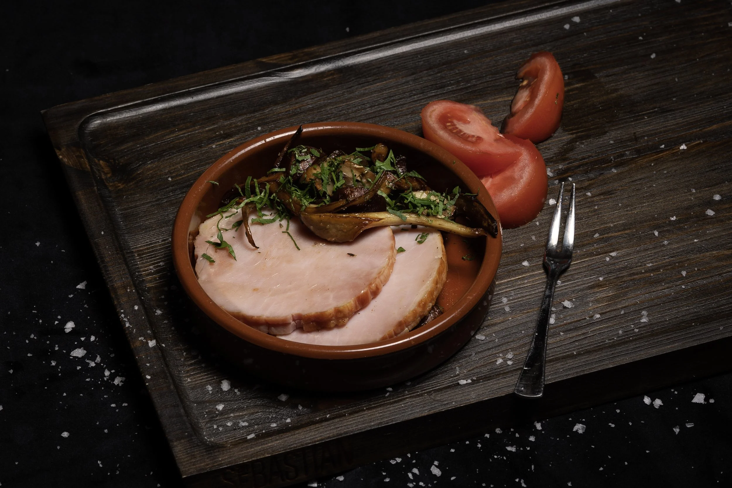 Langtidsstekt svinenakke